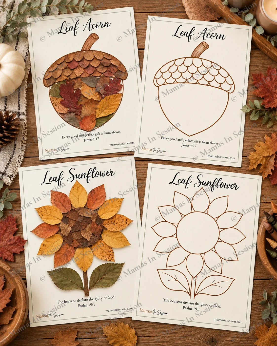 God’s Beautiful Creation | Christian Fall Leaf Crafts for Kids