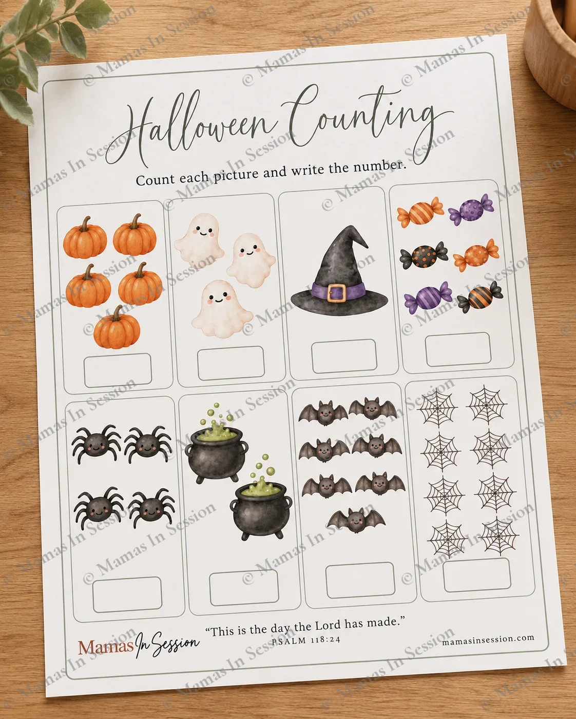 Halloween Counting