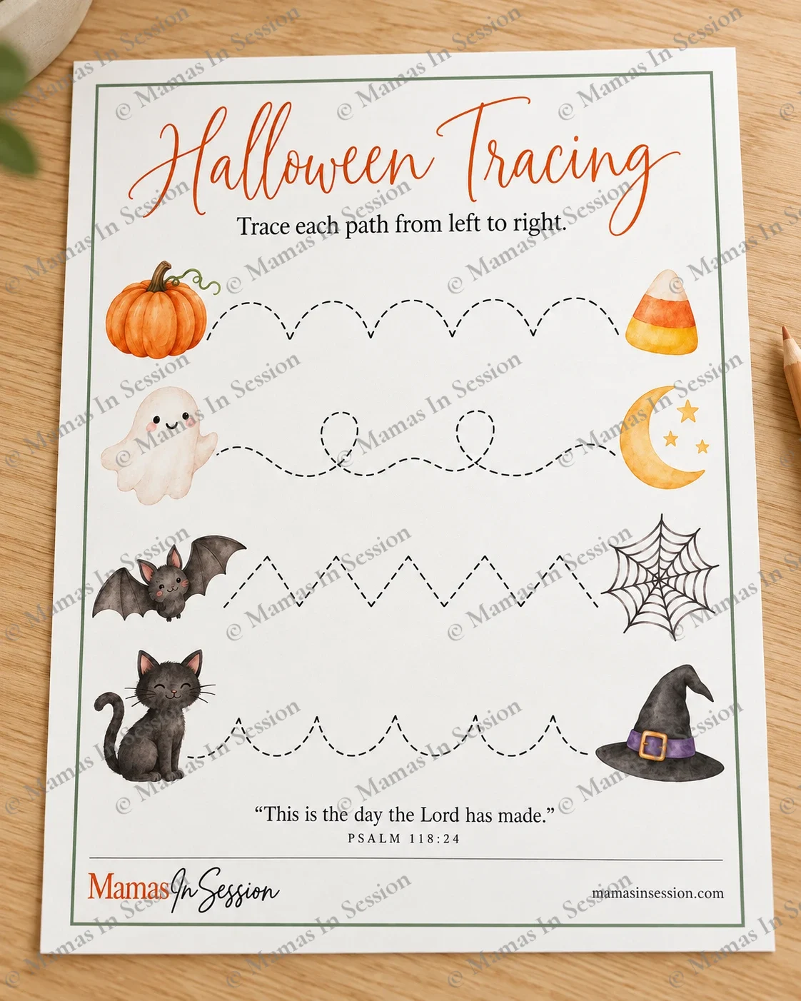 Halloween Tracing