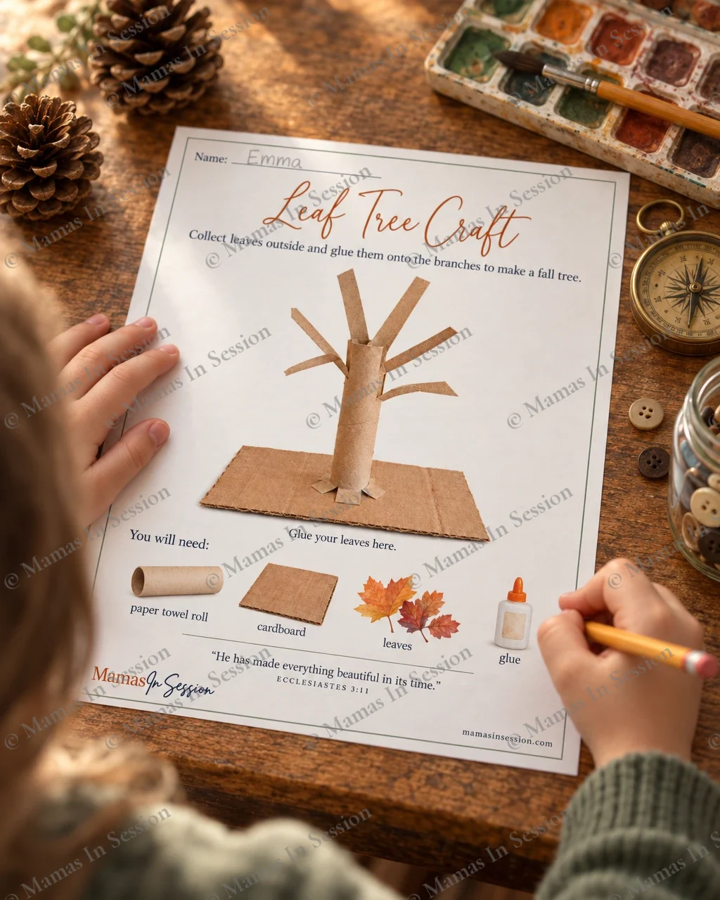 Leaf Tree Craft