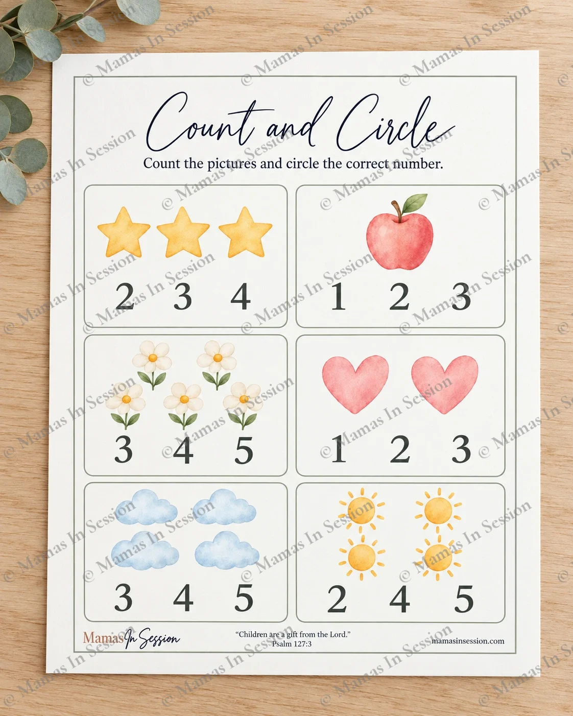Count and Circle